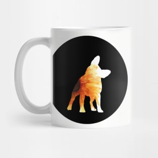 French Bulldog - Sunflower Silhouette Mug